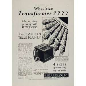  Electric Transformers Model Train   Original Print Ad: Home & Kitchen