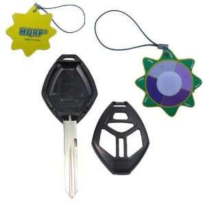 HQRP Remote Key Shell Case FOB w/ 4 Buttons compatible with Mitsubishi 