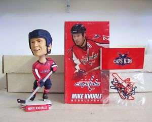 Mike Knuble ~ Capitals Bobble Bobblehead + Silly Bands  