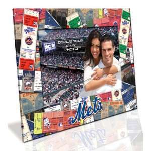   York Mets 4x6 Picture Frame   Ticket Collage Design