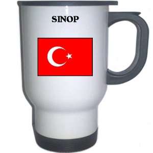  Turkey   SINOP White Stainless Steel Mug Everything 