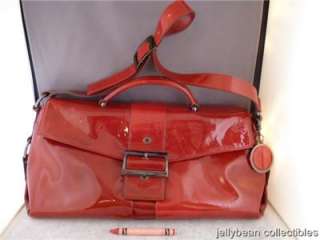 CLAUDIO FERRICI Ruby Slipper Red Handbag with mirror  