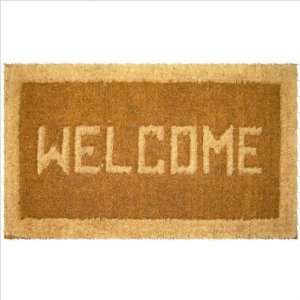 Woven Welcome Thick Coir Doormat 