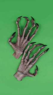 long rubber hands gloves claws alien creature monster demon evil 