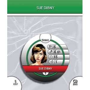   HeroClix Sue Dibney # B03 (Common)   Collateral Damage Toys & Games