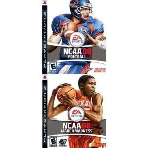  NCAA 2 Pack March Madness Basketball 08 + College 
