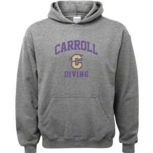 Carroll College Fighting Saints Sport Grey Youth Varsity Washed Diving 
