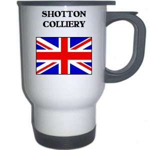  UK/England   SHOTTON COLLIERY White Stainless Steel Mug 