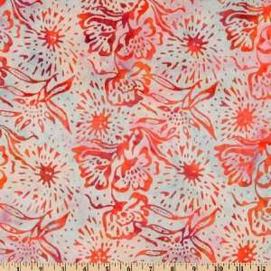  43 Wide Batik Dream Wedding Flower Burst Cornsilk Fabric 