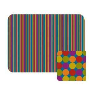 Colored Stripes Tempered Glass Cutting Board By Precidio  