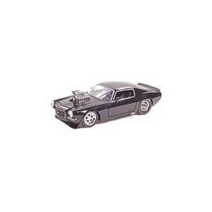  1971 Chevy Camaro Blown Engine 1/24 Black: Toys & Games