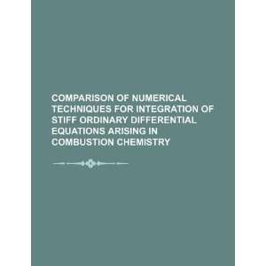   equations arising in combustion chemistry (9781234255497) U.S