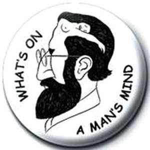 Sigmund Freud   WHATS ON A MANS MIND   1.25 MAGNET ~ Psychoanalysis 