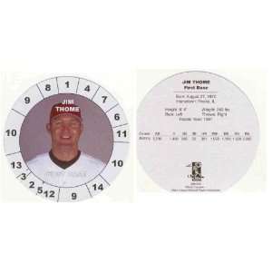   Cadaco All Star Baseball Game Card Disk Jim Thome: Sports & Outdoors