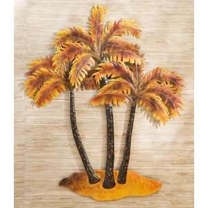   Enterprises Hand Painted Palm Tree Wall Art   Ws2080: Home & Kitchen