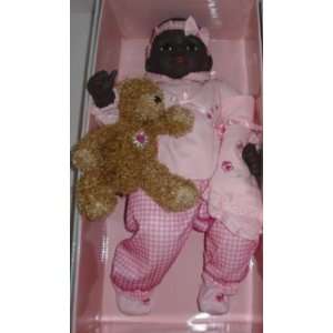  Molly P. Originals   Baby Doll with Teddy Bear: Toys 