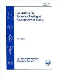 Guidelines for Inservice Testing at Nuclear Power Plants Final Report 