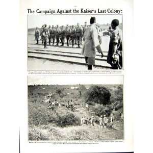   1916 WORLD WAR AFRICAN SOLDIERS DURBAN KAISER RIFLES