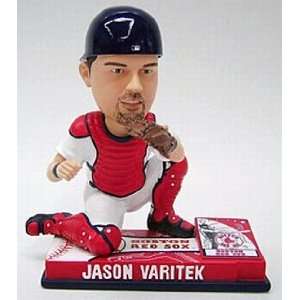 Boston Red Sox Jason Varitek On Field Bobble Head:  Sports 
