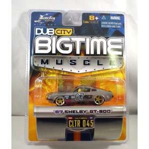   : Dub City Bigtime Muscle 67 Shelby Gt 500 Grey & Black: Toys & Games