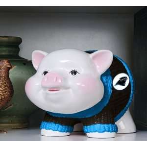10 NFL Carolina Panthers Football Ceramic Piggy Bank:  