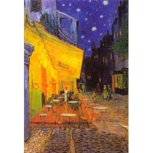  du Forum, Arles, at Night, c.1888 by Vincent van Gogh, 2x3 Home