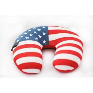 G.S. Microbead American Flag Neck Pillow