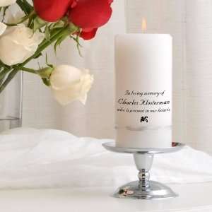  Personalized Memorial Candle Set: Home & Kitchen