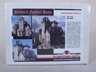 Downtown Deco DD 1030 HO Grimms Funeral Home Building Kit  