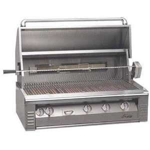   Inch Natural Gas Grill Built In With Rotisserie Patio, Lawn & Garden