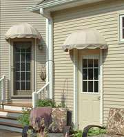 EasyAwn Dome Canvas Window or Door Awning Canopy  