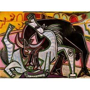   Pablo Picasso   24 x 18 inches   Corrida de toros 5