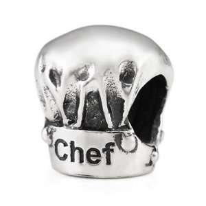 Ohm Chef Hat European Bead Charm Arts, Crafts & Sewing