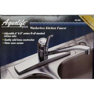  Waxman 0442000A Classic Single Handle Kitchen Faucet 