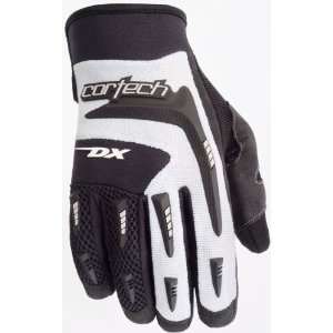 Tourmaster Cortech DX 2 Youth Motorcycle Gloves Black/White Large L 