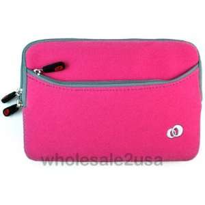    SOFT Micro Fiber Pink Sleeve Case for  Kindle 2 {+ 1pc name 