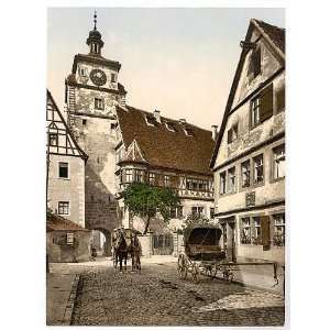  Weisser Turm,Rothenburg ob der Tauber,Bavaria,Germany 