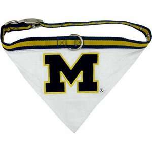  NCAA University of Michigan Wolverines Pet Collar Bandana 