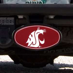   Washington State Cougars Domed Logo Plastic Hitch Cover: Automotive