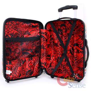 Hello Kitty Rolling Luggage 20 Hard Suit Case :Sticker Prints 