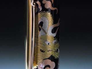 COOL J*apanese Urushi Lacquer Makie Fountain Pen Dragon   Tiger 
