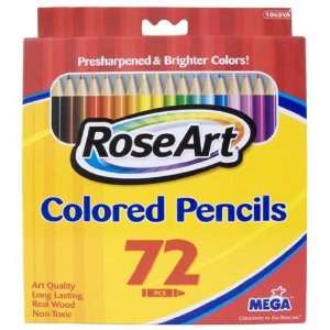  RoseArt Colored Pencils, 72 Count (1065VA 48) Office 