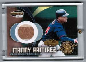 MANNY RAMIREZ 2000 INVINCIBLE CORKED BAT CARD  