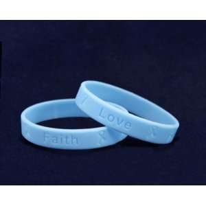  Light Blue Silicone Bracelets   Light Blue (50 Bracelets 