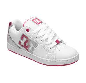 NEW 2012 DC WOMENS COSMO SE SHOES  WHITE/M SILVER/PINK  