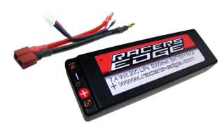 Racers Edge 7.4 Volt 5000mAh 2 Cell LiPo Battery Pack w/Deans 