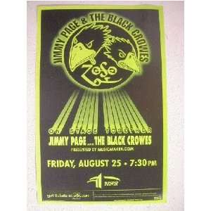  2 The Black Crowes Jimmy Page Hndbl Poster Led Zeppelin 