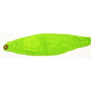  Ear Bands Headband Crocheted Lime Green Gs Everything 