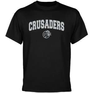  Holy Cross Crusaders Black Mascot Arch T shirt: Sports 