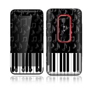  HTC Evo 3D Decal Skin Sticker   I Love Piano Everything 